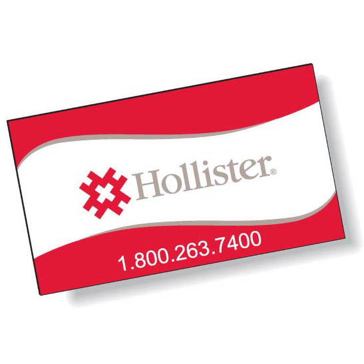 White Magnetic Business Cards with Square Corners & Edge Bleed