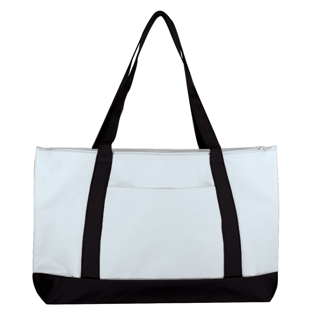 Ibiza ZipTop 600D Two-Tone Tote 1