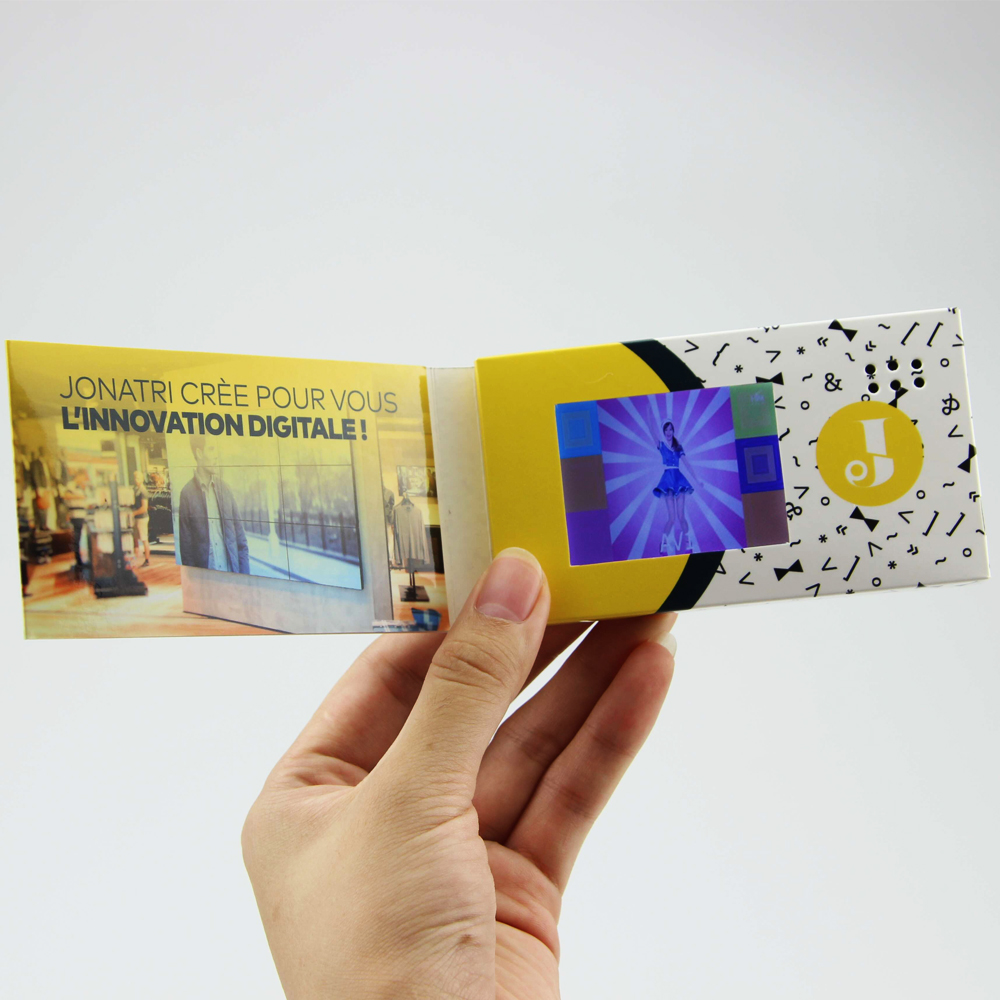 2.4 inch LCD Business Card Video Brochure-1GB 3
