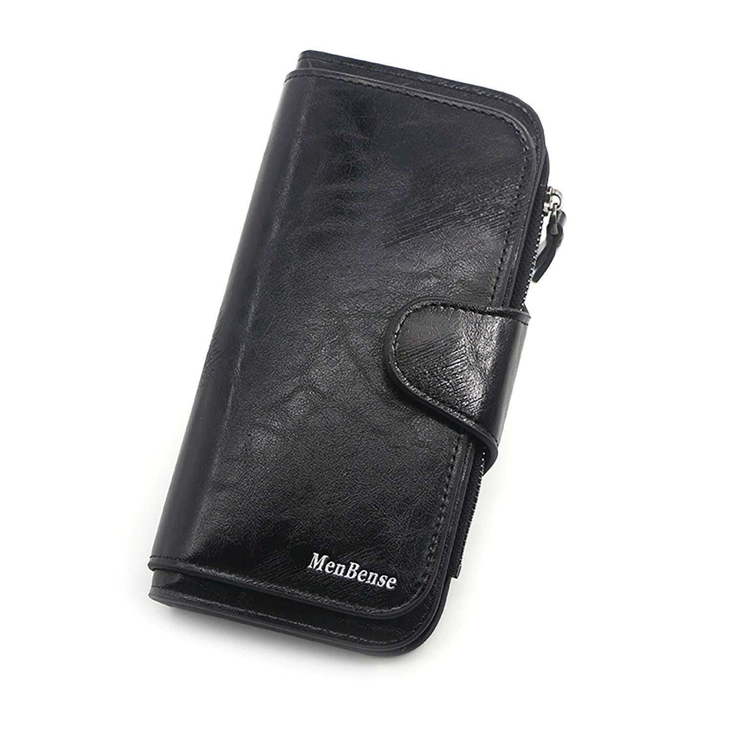 Women'S Large Capacity Magnetic Button Pu Leather Wallet 2