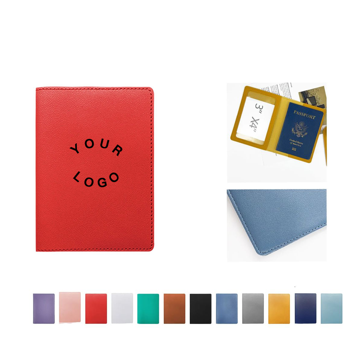 PU Leather Passport Case for Secure Travel 6