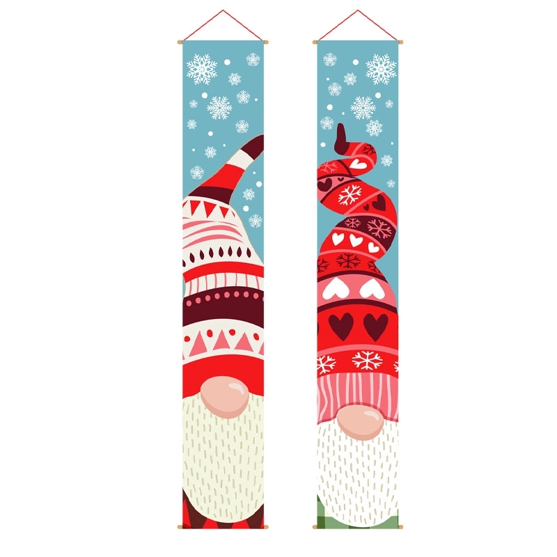 2 PCS Christmas Outdoor Decoration Banner 1