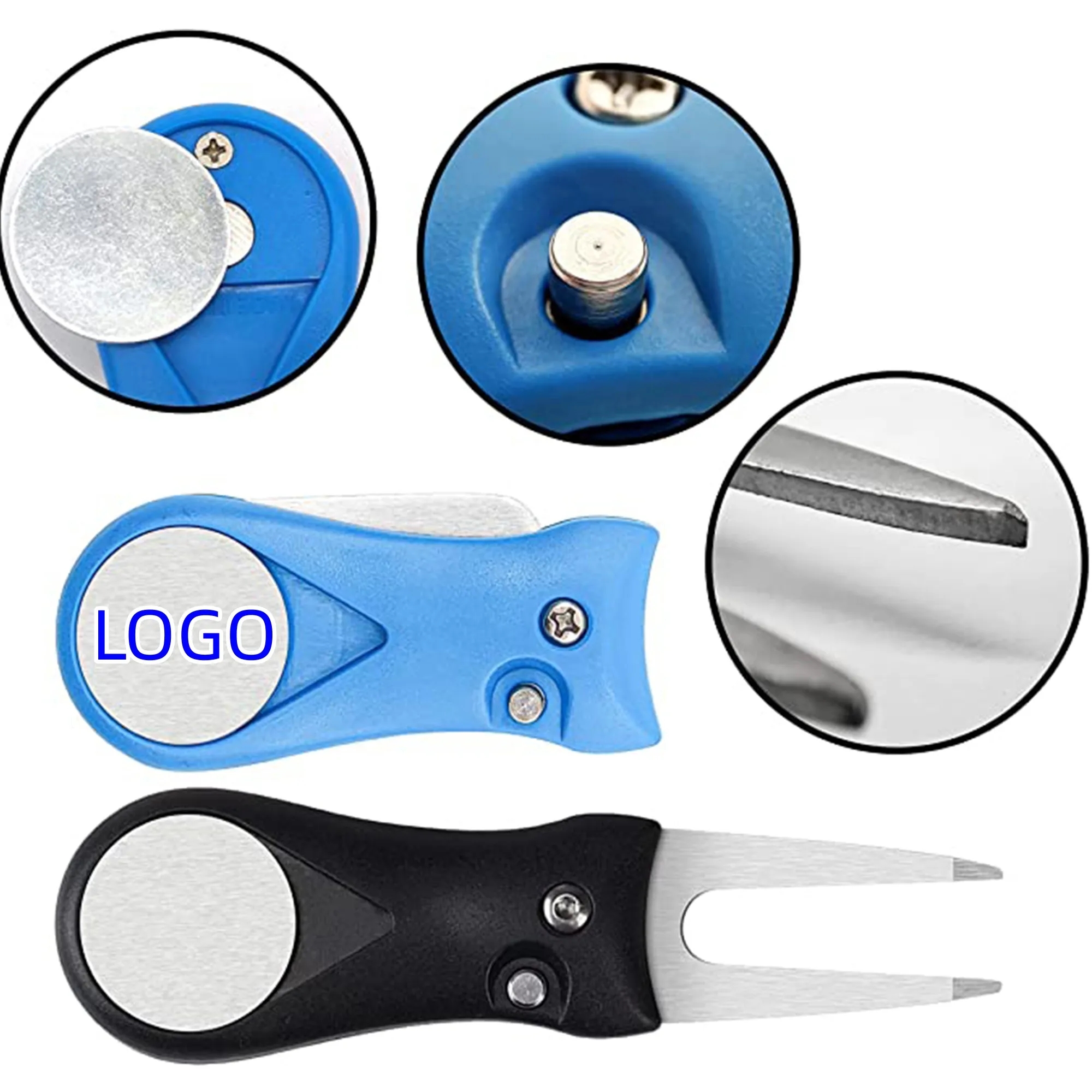Full Color Golf Divot Tool Foldable 2