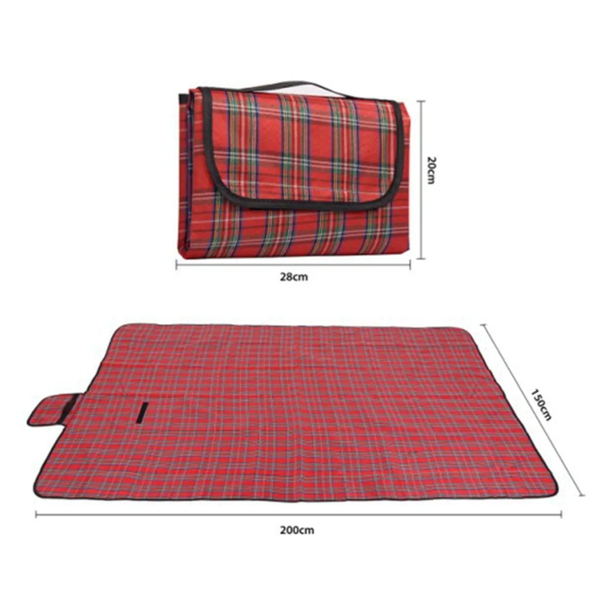 Outdoor Foldable Waterproof Picnic Blanket Camping Mat Pad 4