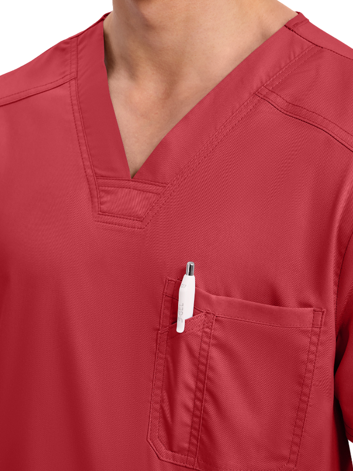 Cherokee - Workwear Revolution - Men's 1-Pocket Tuckable V-Neck Top 4