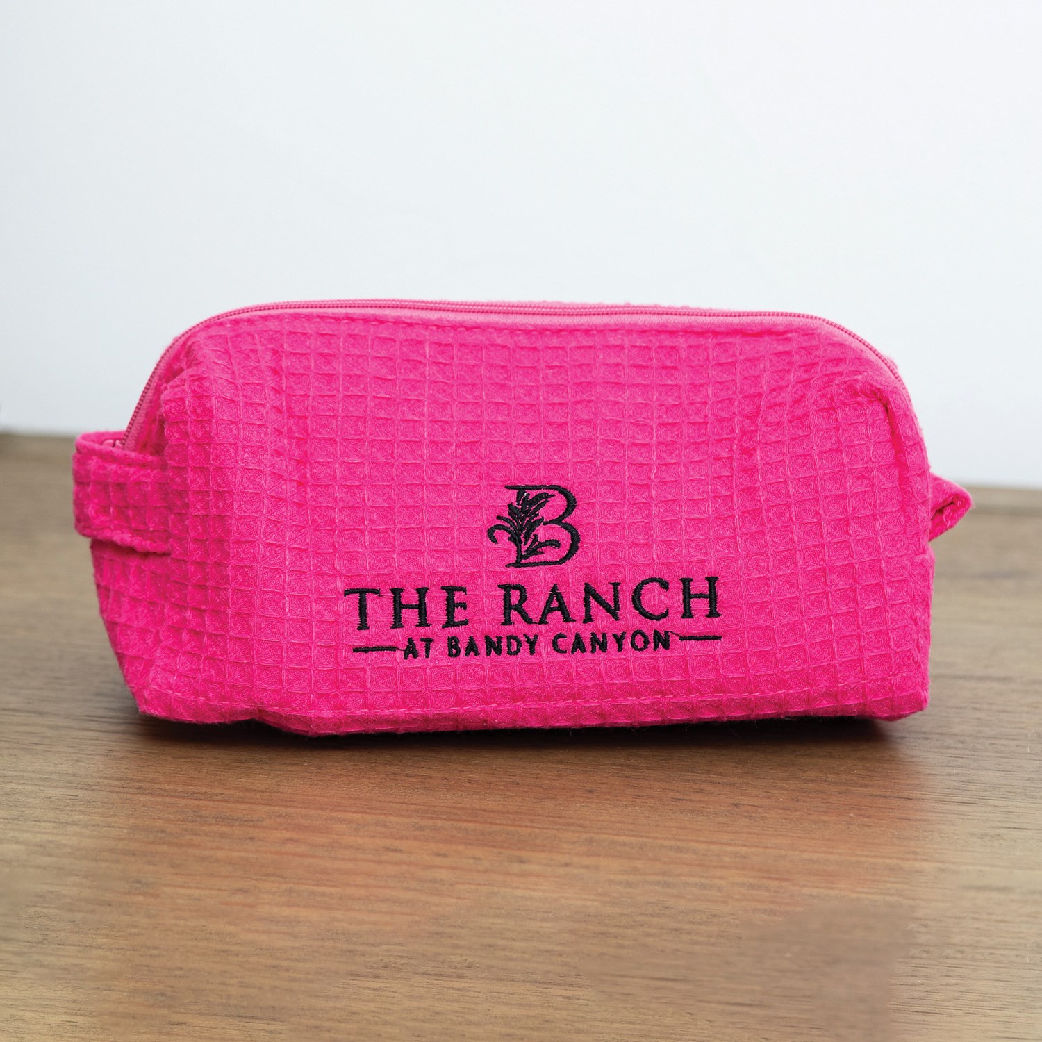 Waffle Weave Cosmetic Bag 3