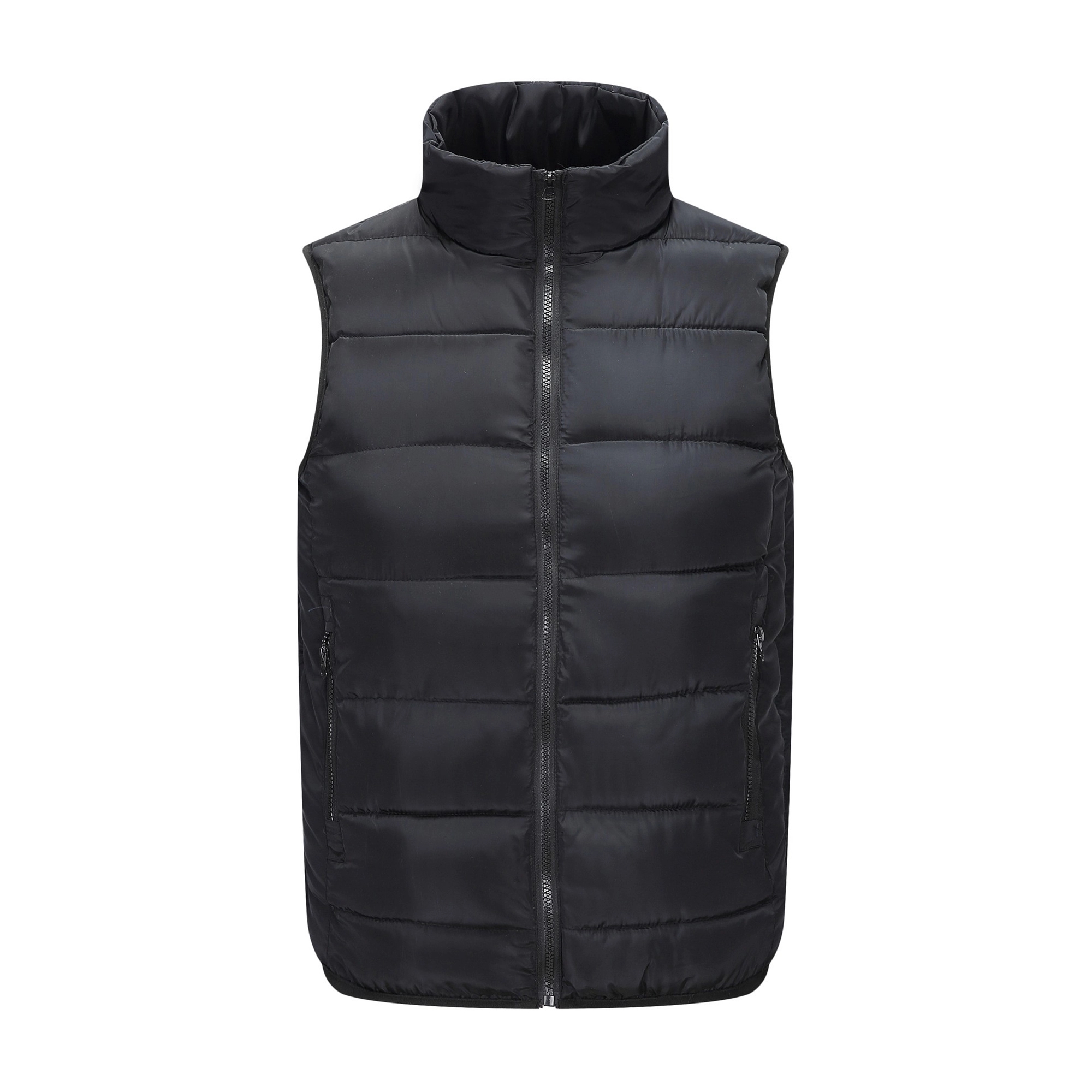 Stand Collar Cotton Vest 8