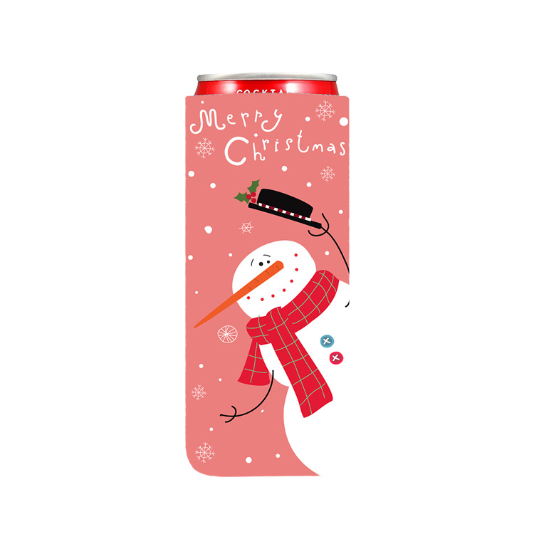 Christmas Neoprene Slim Can Coolers 4