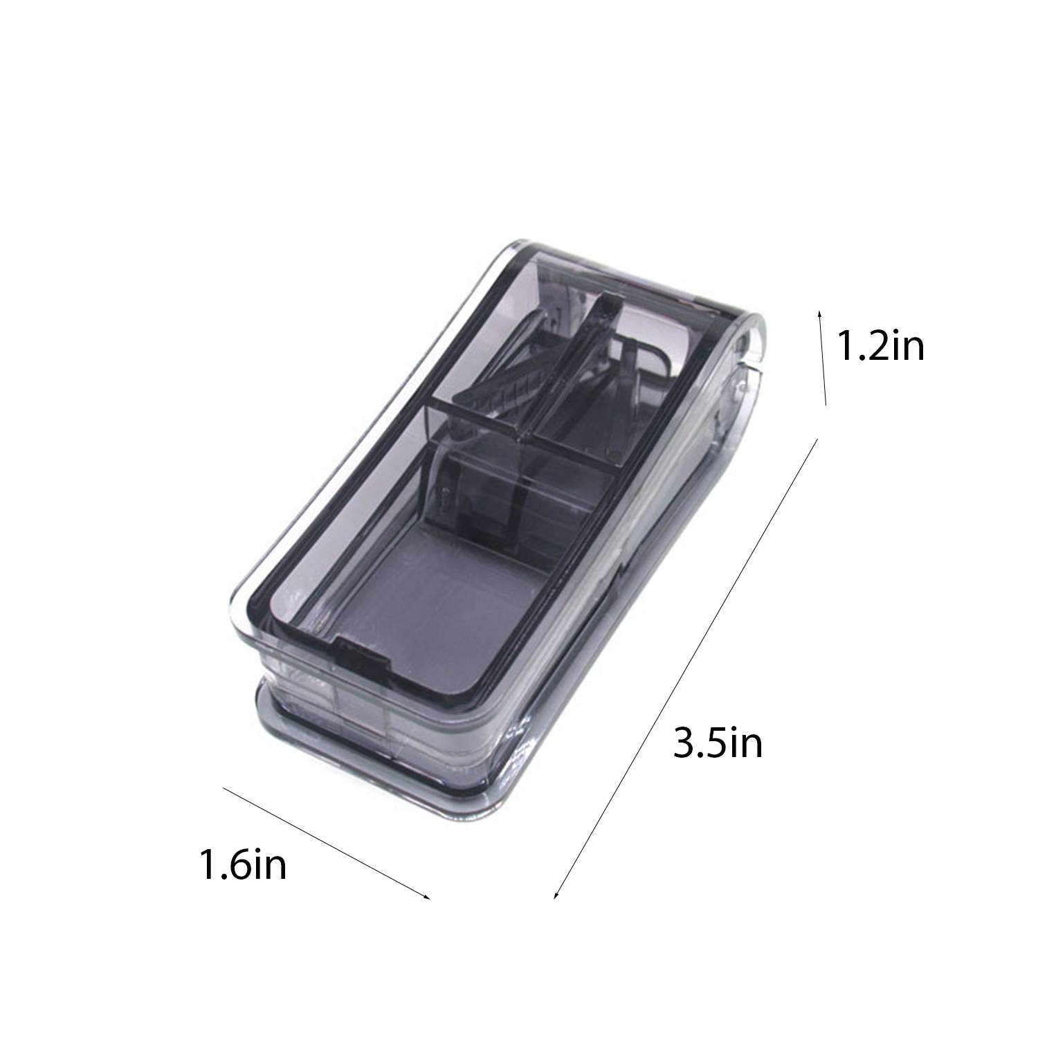 Transparent Pill Cutting and Storage Box 1