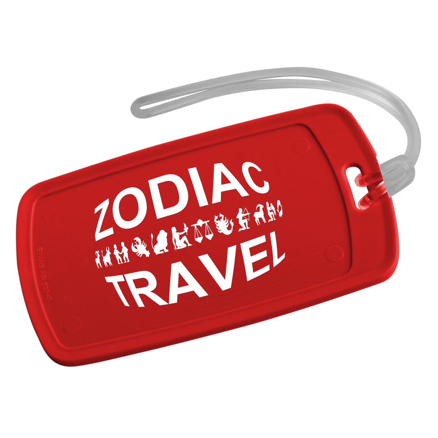 Traveler Rectangular Luggage Tag 15