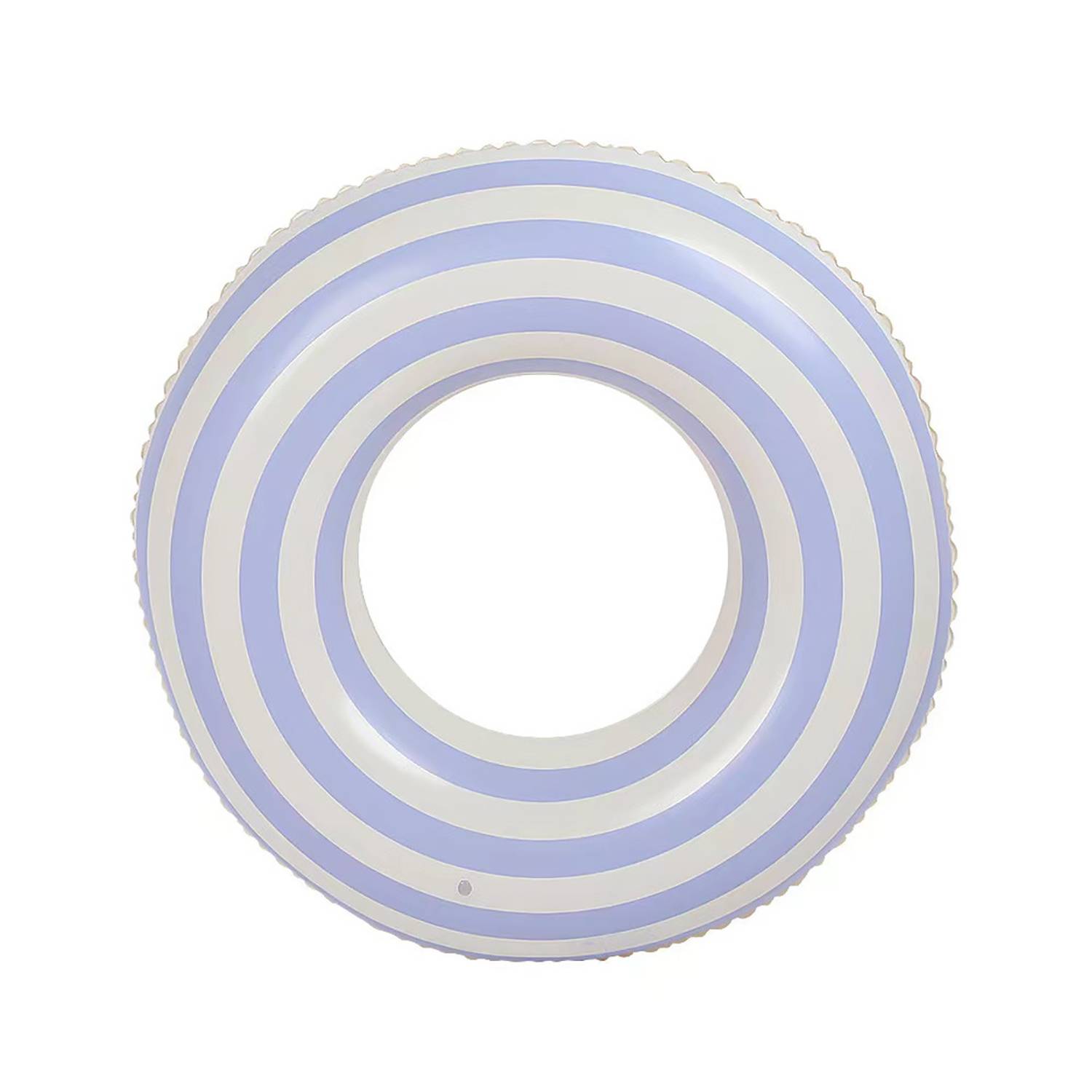 Summer Retro Striped Inflatable Swim Ring w/ Thickened PVC 6