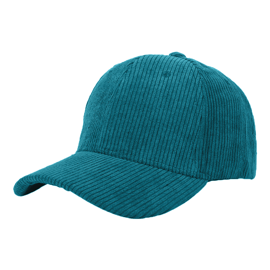 Stock Corduroy 6-Panel Structured Cap w/ Metal Buckle 5