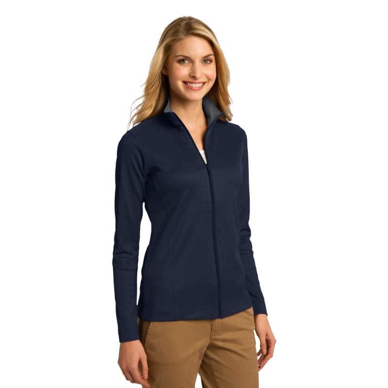 Port Authority Women's Vertical Texture Full-Zip Jacket. 25