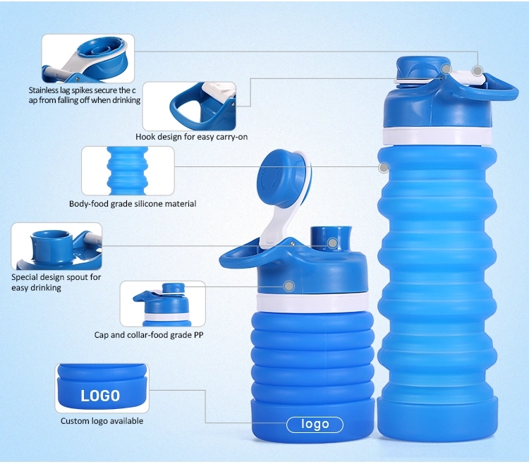 Travel Collapsible Water Bottle-18 oz  550ml 10