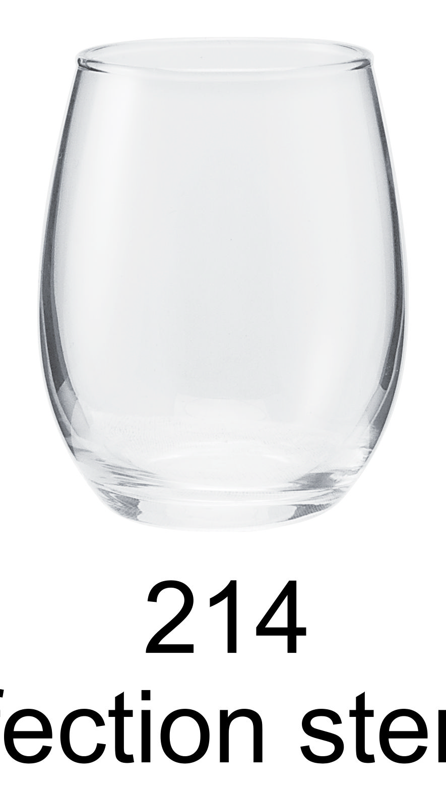 5.5 oz perfection stemless wine