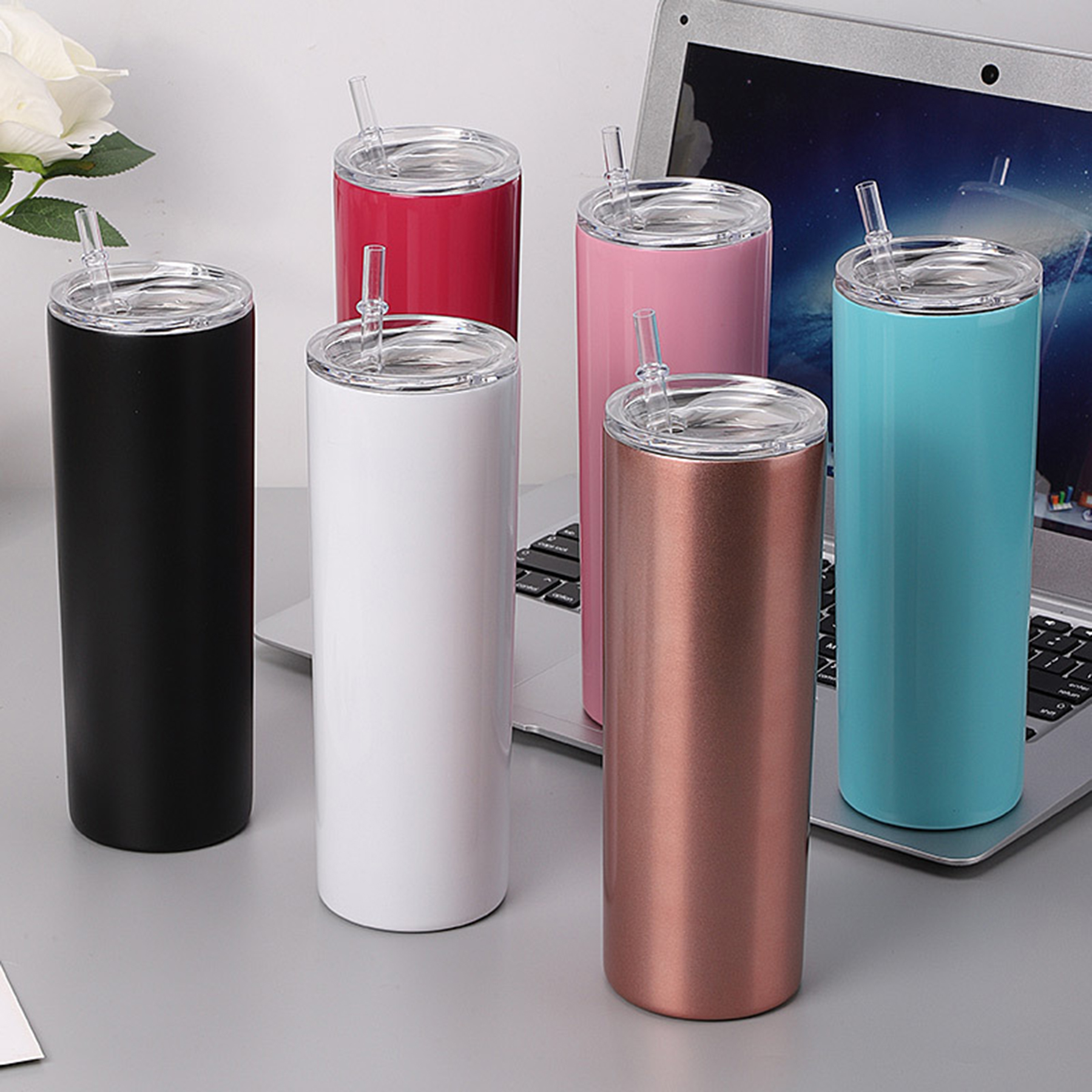 Stainless Steel Skinny Tumbler 2