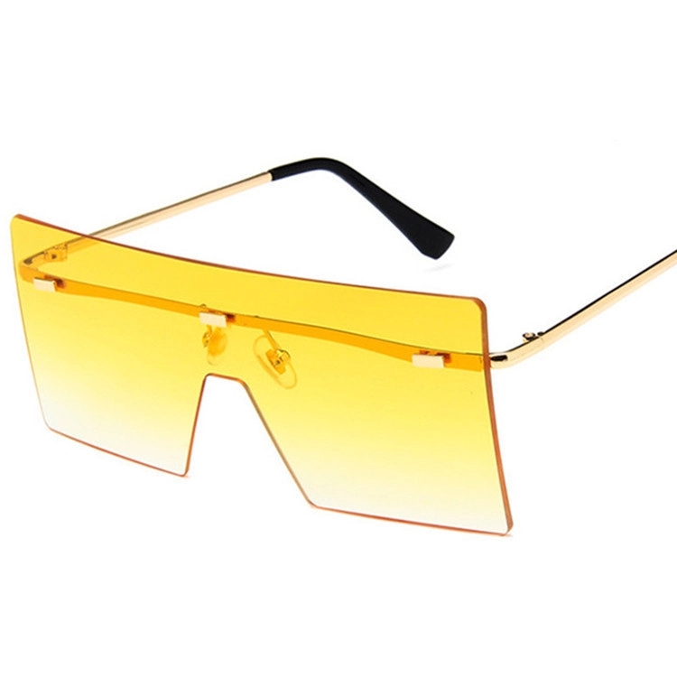 Rimless Rectangle Sunglasses 3