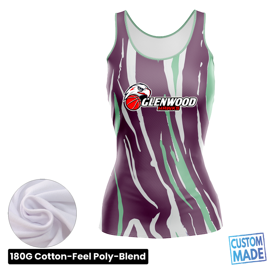 Women's Sublimation Classic Tank Top - 180G Cotton-Feel 1