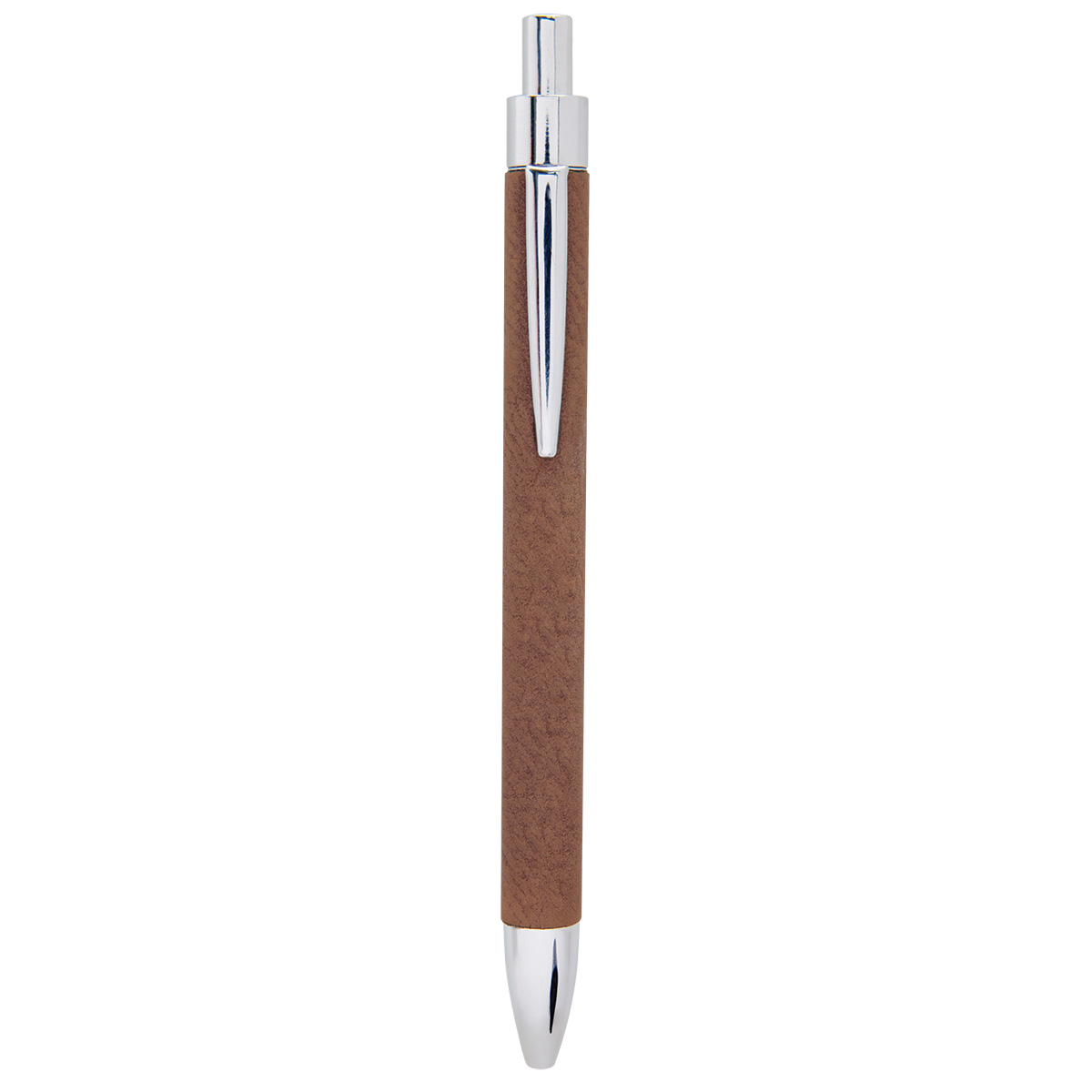 Dark Brown Leatherette Pen 3