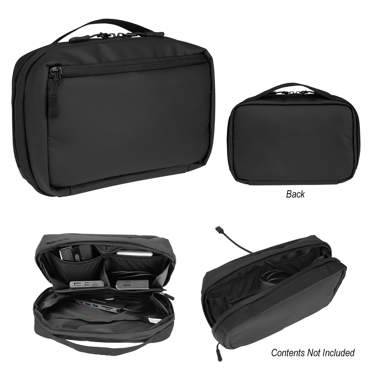 rPET Tech Pouch With Easy Cord Access 3