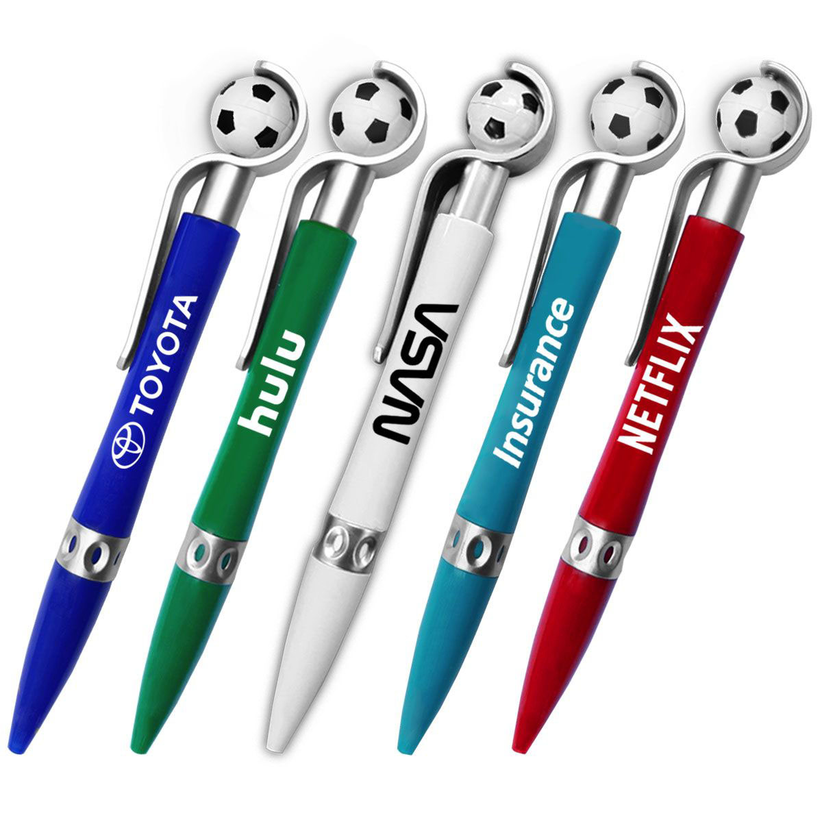 Soccer Ballpoint Custom Pens - Sports & Soccer Promotions 1