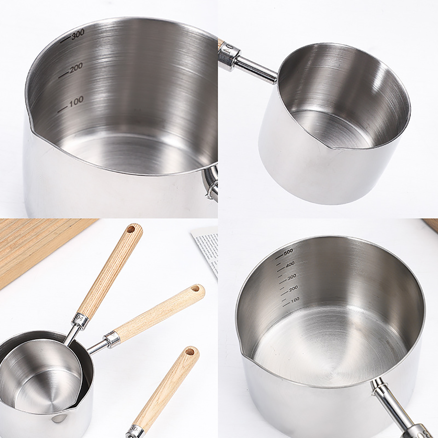 Stainless steel sauce spoon 6