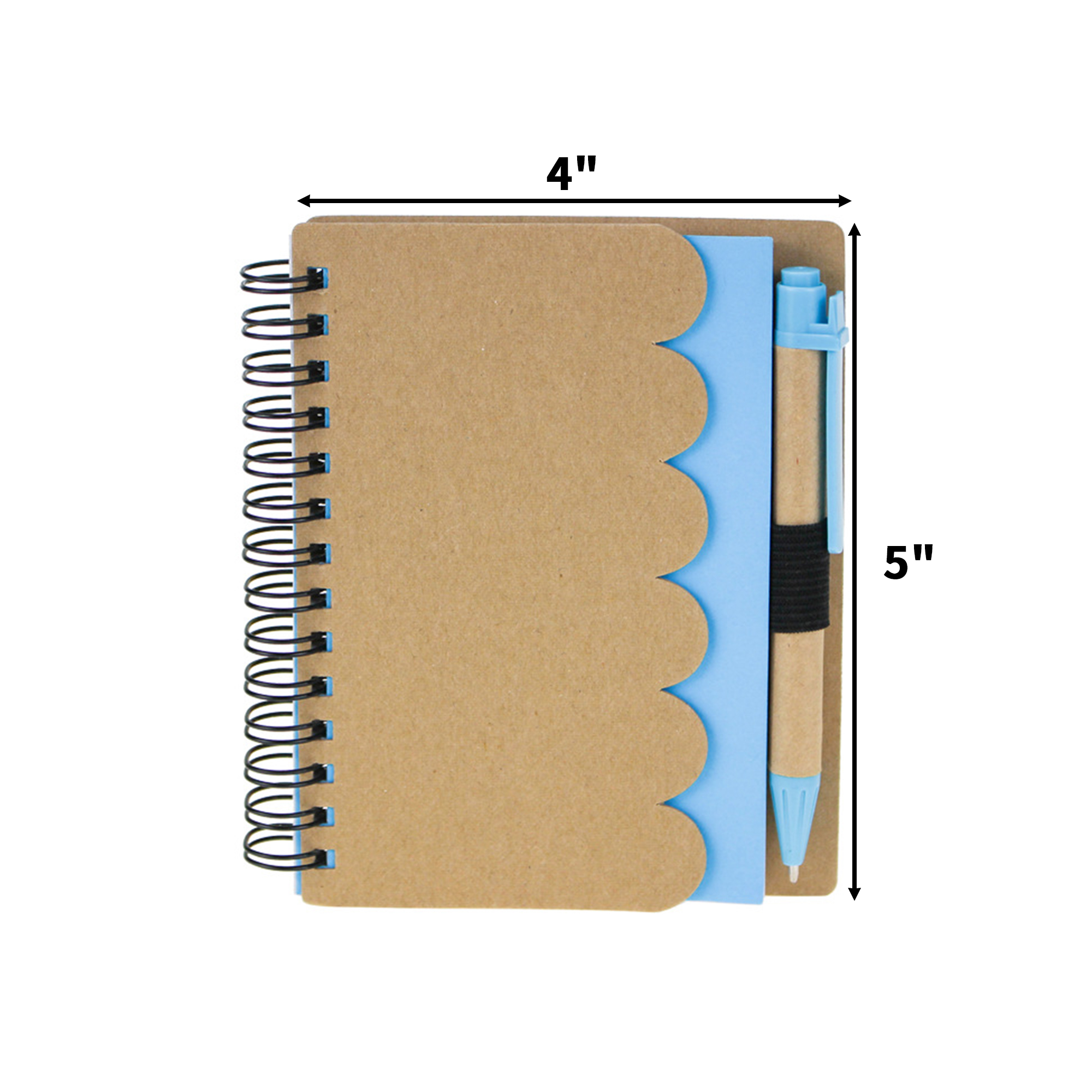 Eco Kraft Notebook With Pen 4" x 5" 3