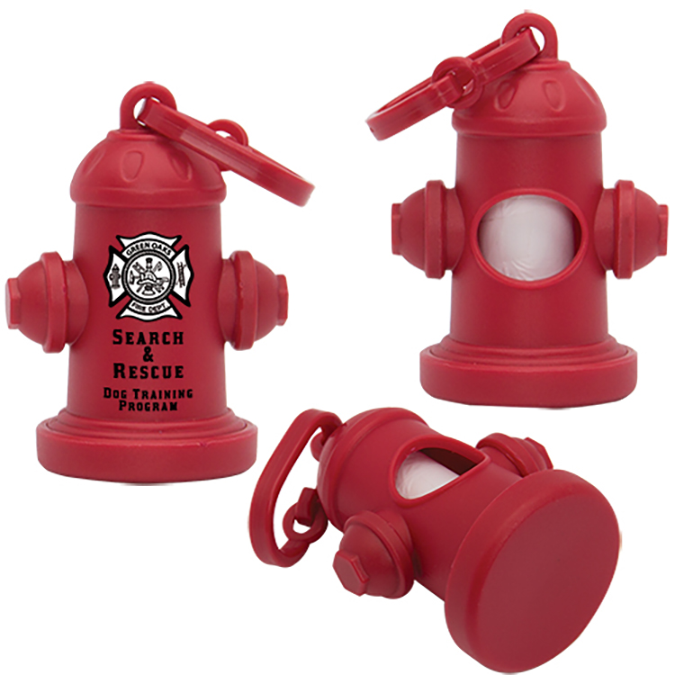 Fire Hydrant Pet Waste Bag Dispenser 6