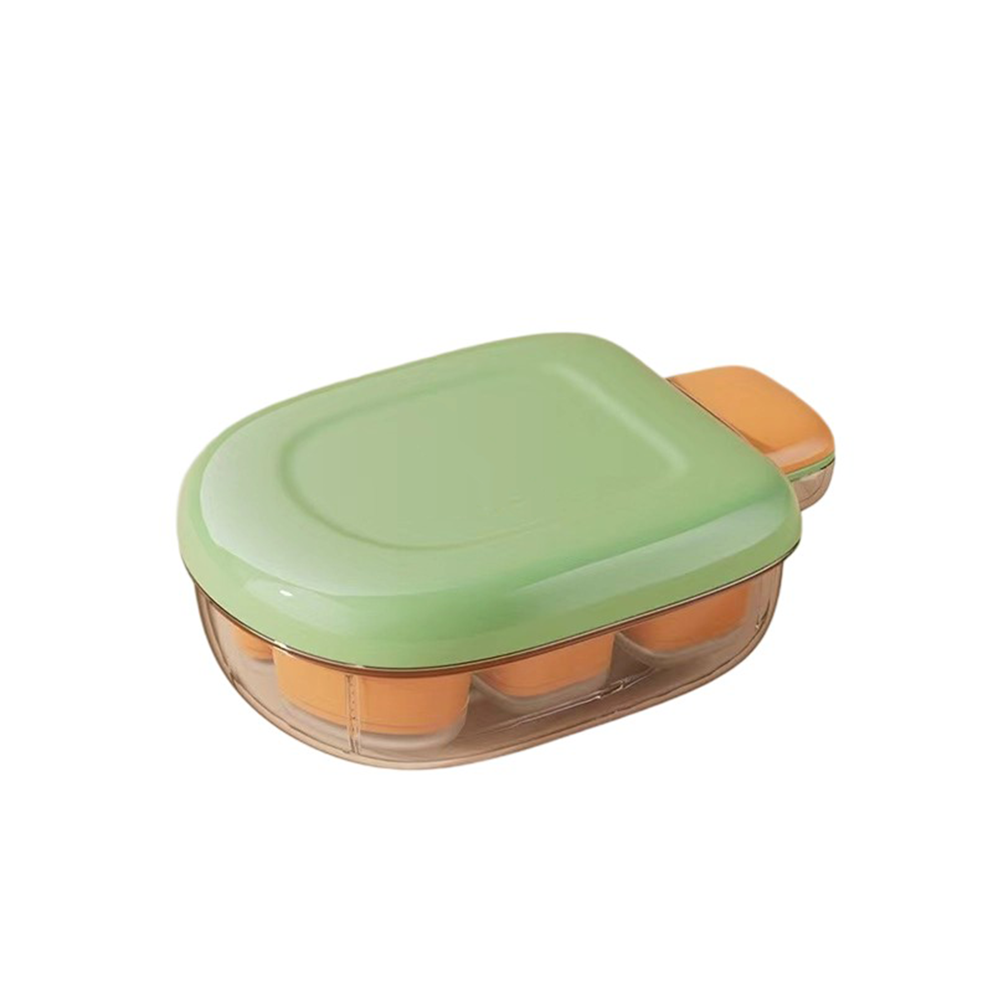 Mini One-Press Ice Cube Tray 7