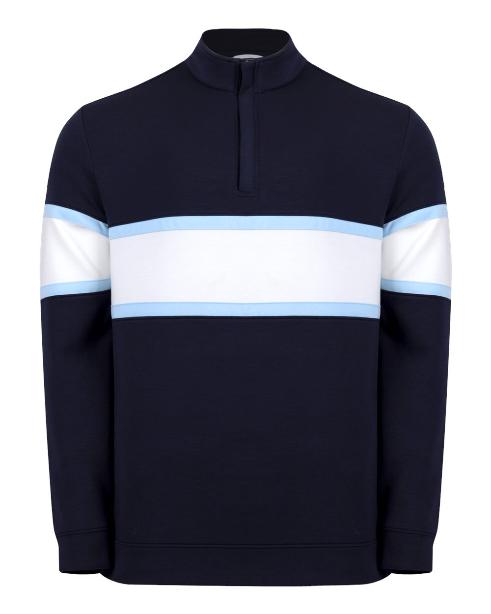 Men's Owen Quarter-Zip Colorblock Pullover - SWOQ500, custom hoodie or sweatshirt with logo imprint 20