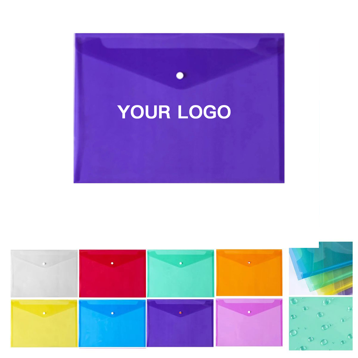 Portable File Folder with Business Card Slot 2