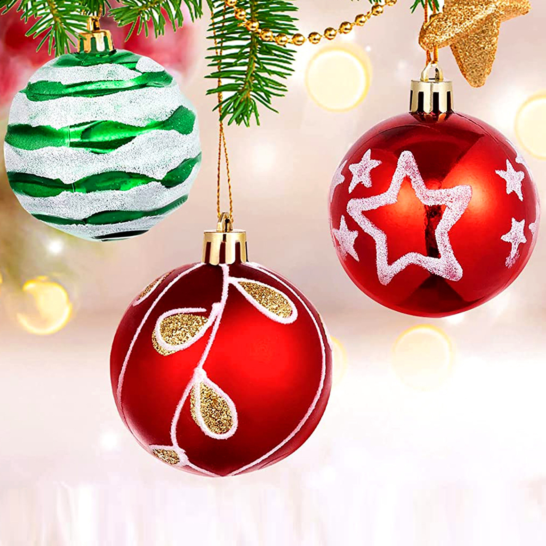 Christmas Ball Ornaments for Xmas Tre 4