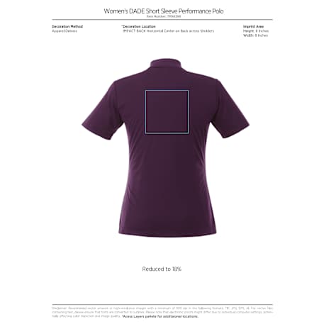 Women's DADE Short Sleeve Polo 664