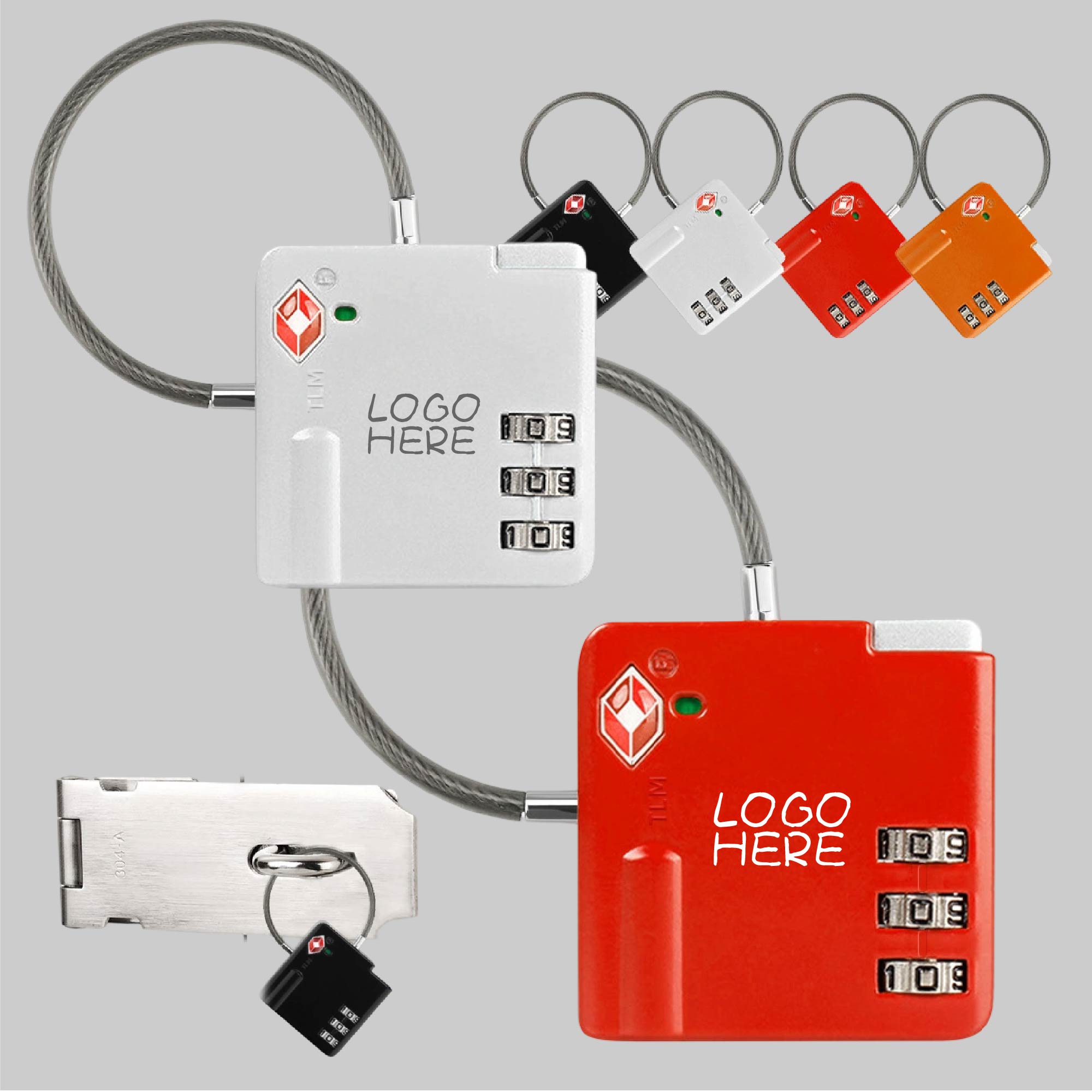 Luggage Locks Travel Security 3 Digit Padlocks 3