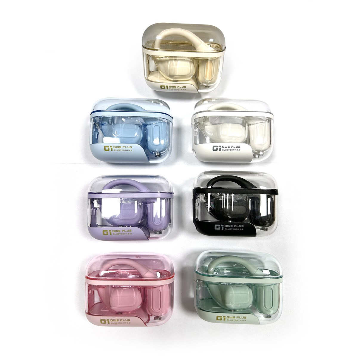 PulsePods Premium Wireless Bluetooth 5.3 Over-Ear Sport Earbuds with Noise Reduction and Mic 5