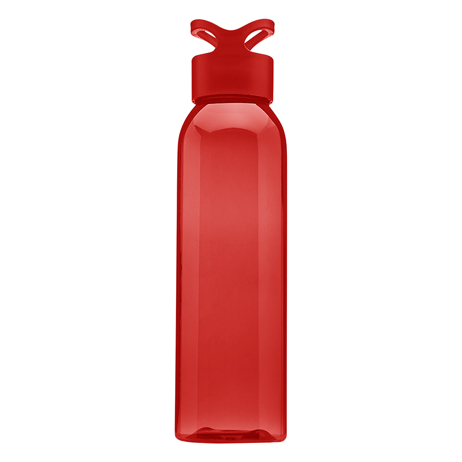 Plastic Gym Water Bottles - Carrying Loop Cap, 22 oz. 7