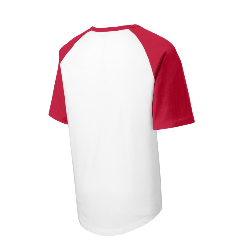 Sport-Tek Short Sleeve Colorblock Raglan Jersey. 20