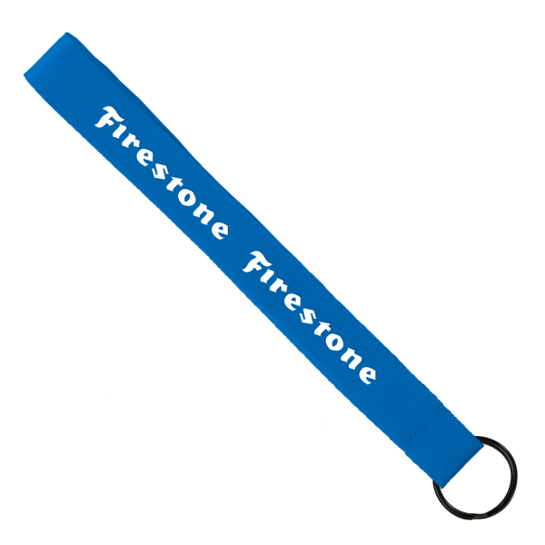 3/4" Sewn Polyester wrist Keychain with Metal Split-Ring 4