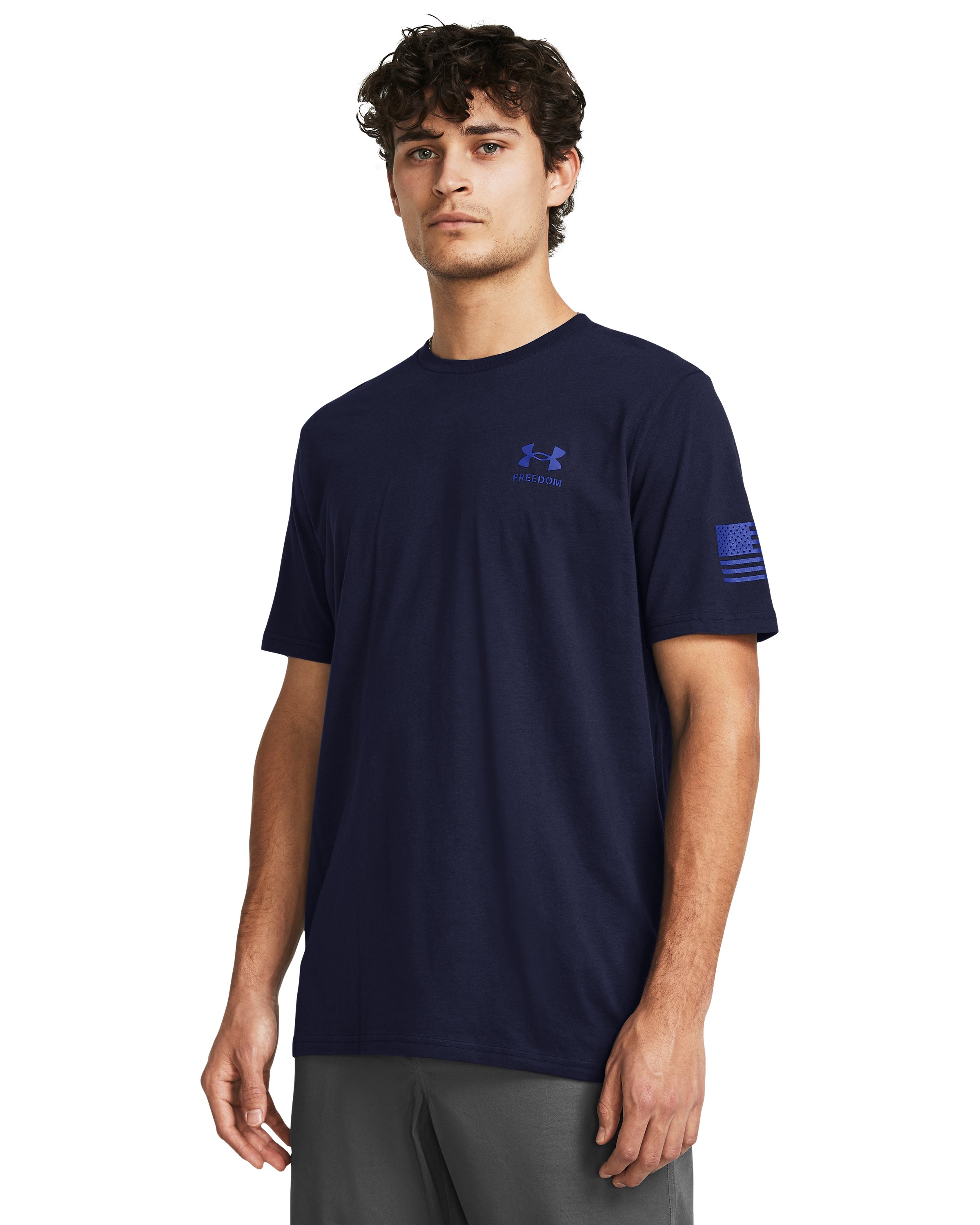 UA Freedom Flag Gradient Men's T-Shirt 6