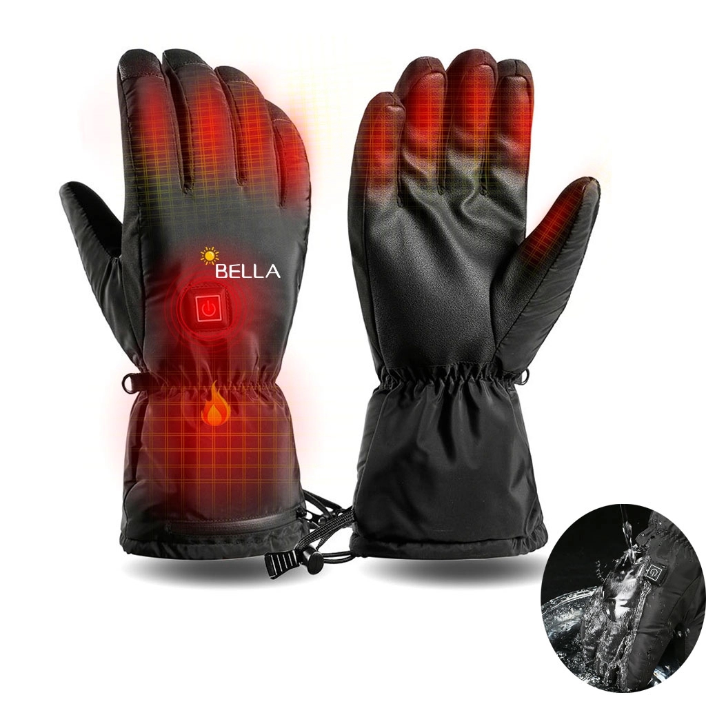 Waterproof Touch Screen Electric Heated Gloves 2