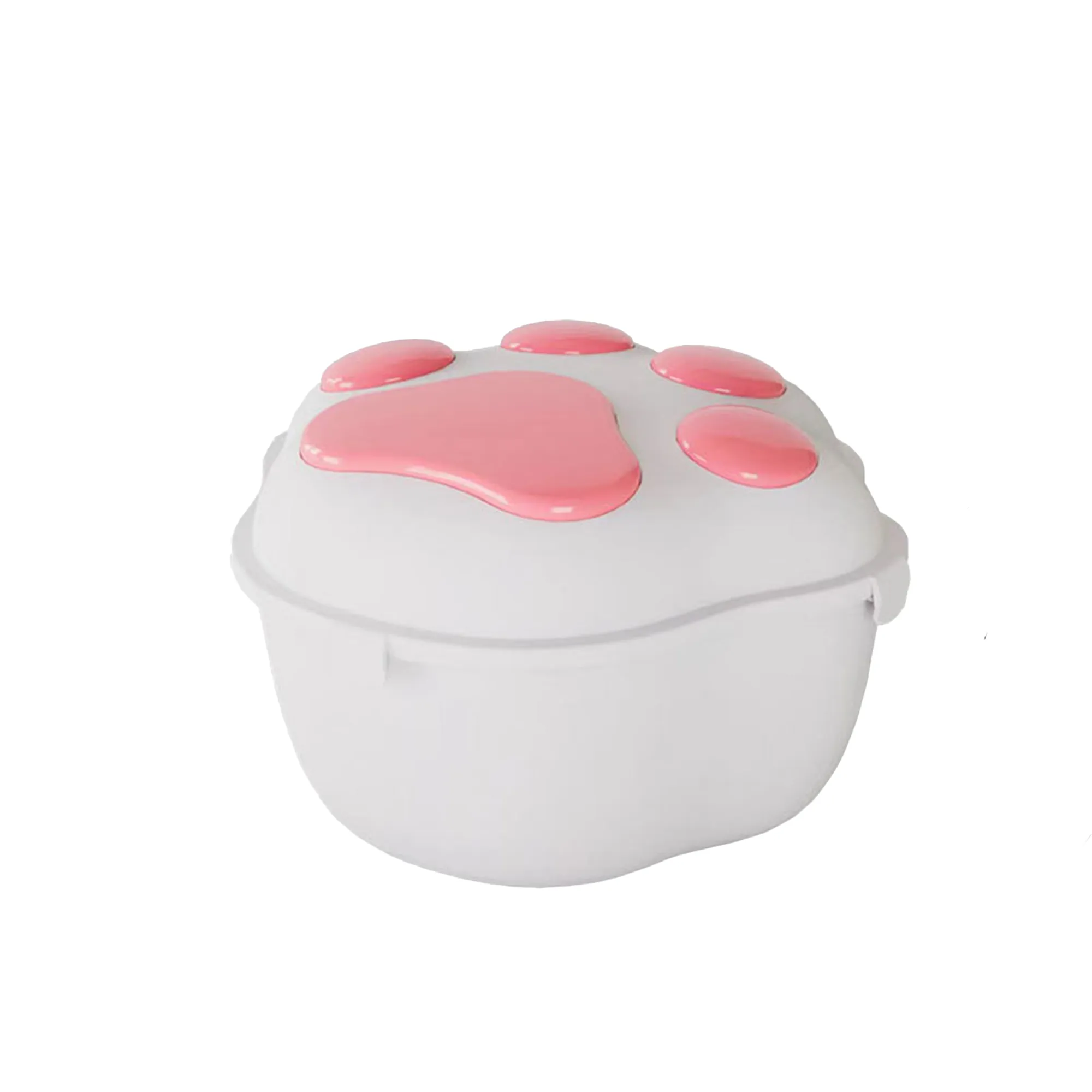 MOQ 30 Pet Food Storage Bucket Bin Cat Paw Shape 6