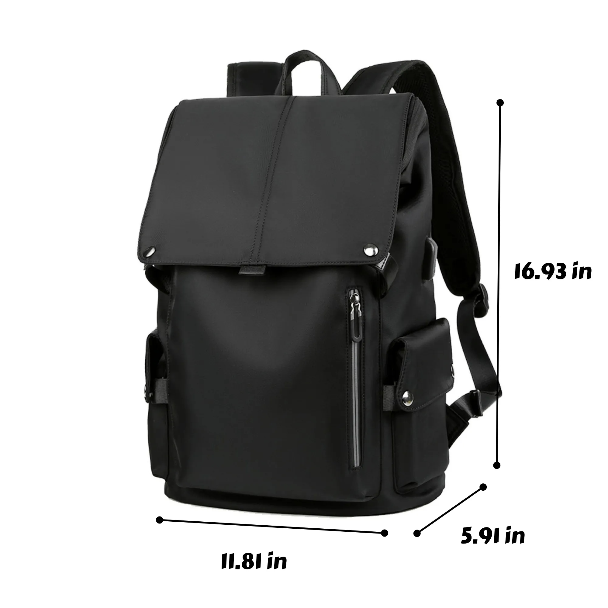 Mens Travel Backpack Business Laptop Bag 4