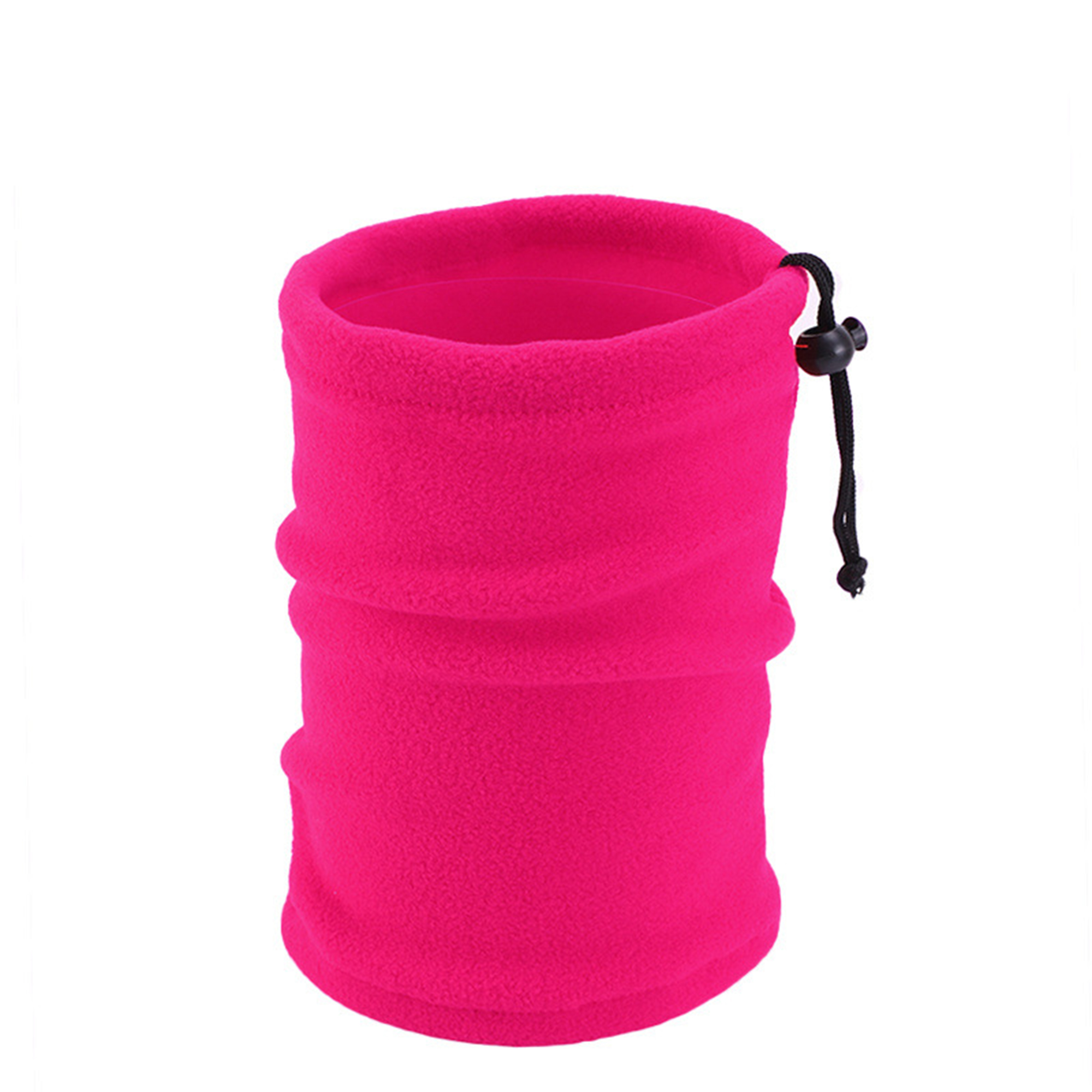 Polar Fleece Drawstring Neck Gaiter 11.81" x 9.84" 17