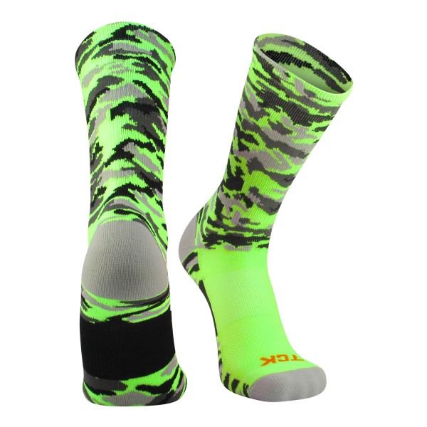 Elite Sports Socks Woodland Camo Crew 2