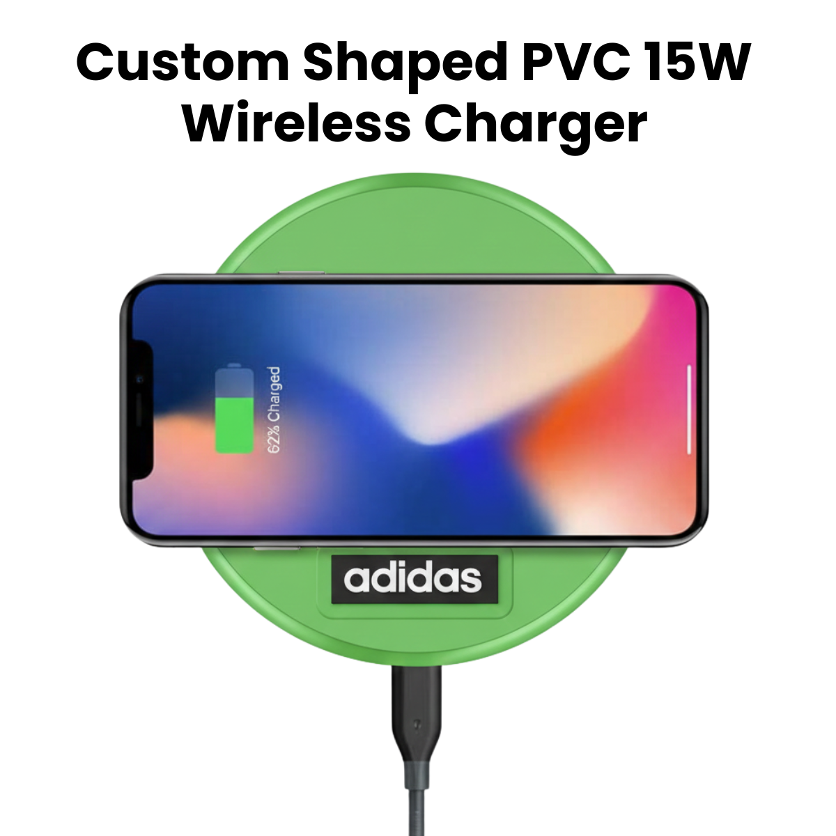 Custom Shaped PVC 15W Wireless Charger with Your Logo 10