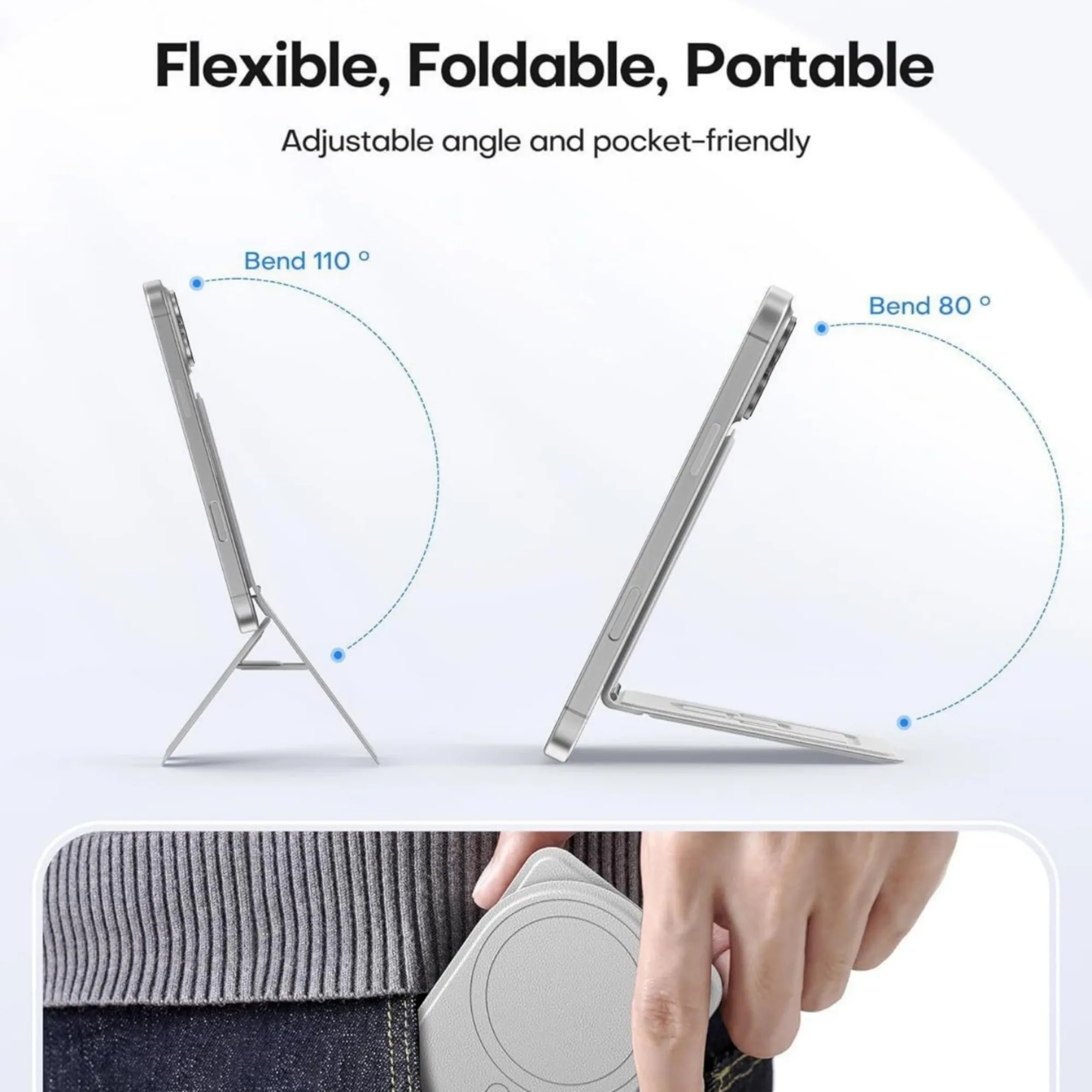 Magnetic Smartphone Desk Stand Holder 2