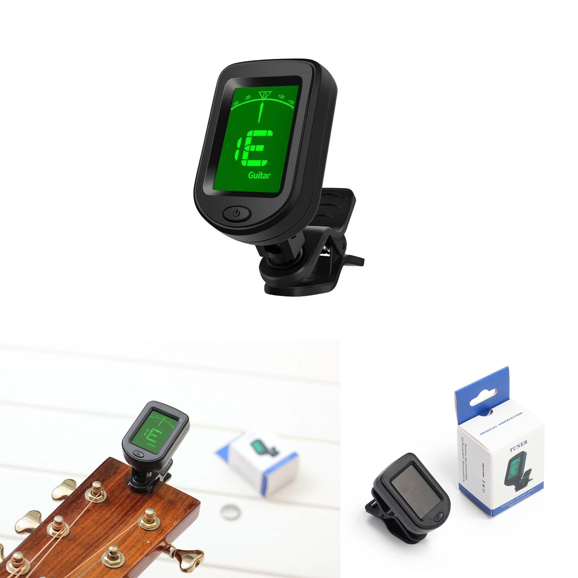 MOQ 20PCS Guitar Clip on Tuner 2