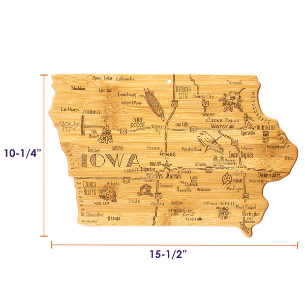 U.S. Destination Bamboo Cutting and Serving Boards 1003