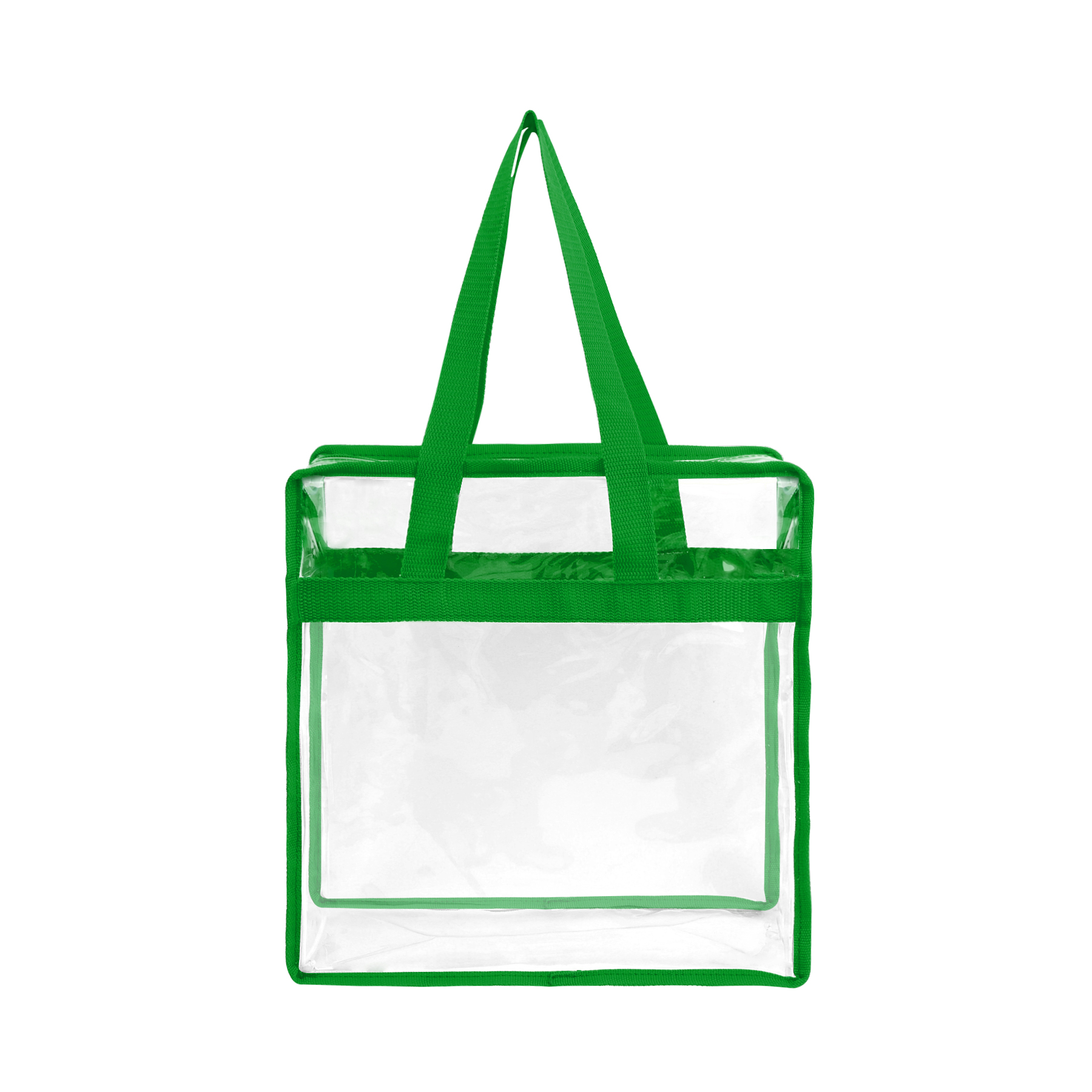 Stadium Approved Clear Zipper Tote Bag 5