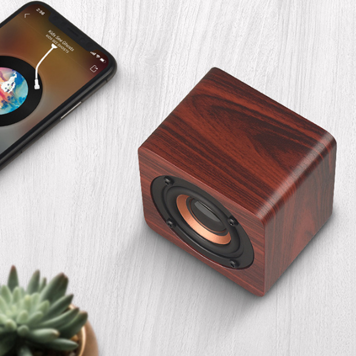 Mini Portable Wooden Bluetooth Speaker 7